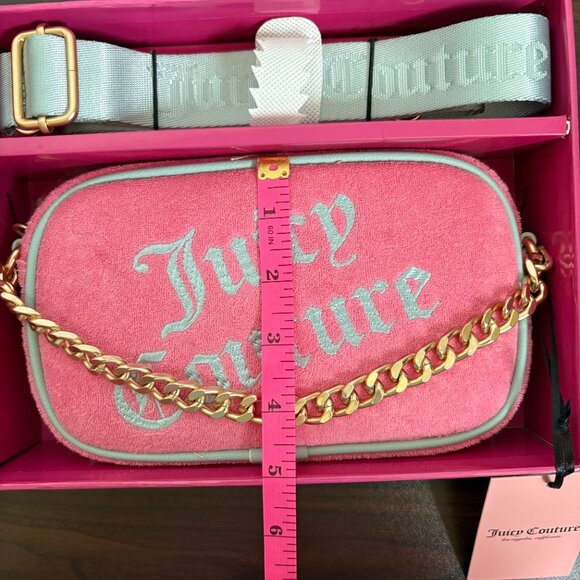 Juicy Couture Camera Bag Gift Set Pink and Blue New - Picture 3 of 8